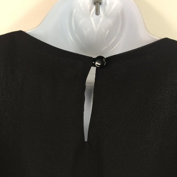 Lush Sheer Overlay Lined Sheer Black Dress Size XS - Picture 5 of 11